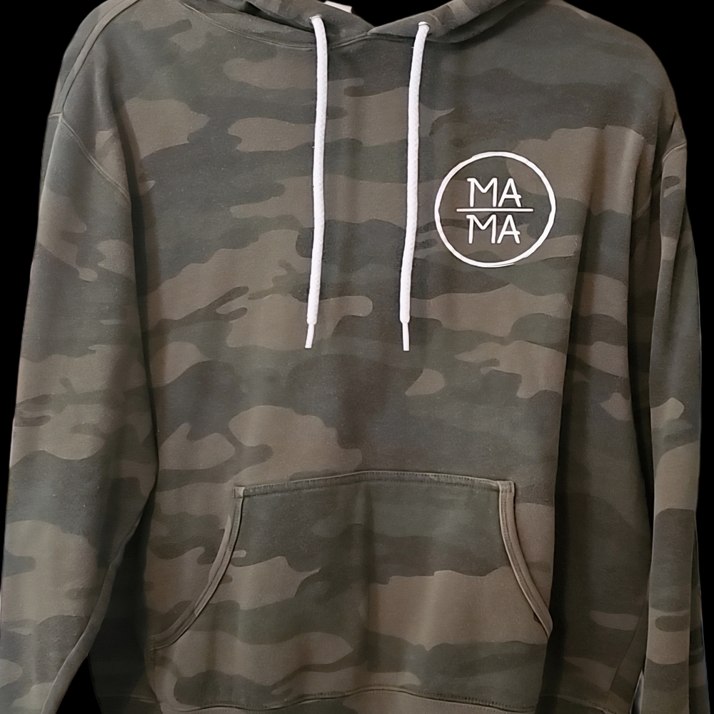 Mama Camo Hoodie with Logo